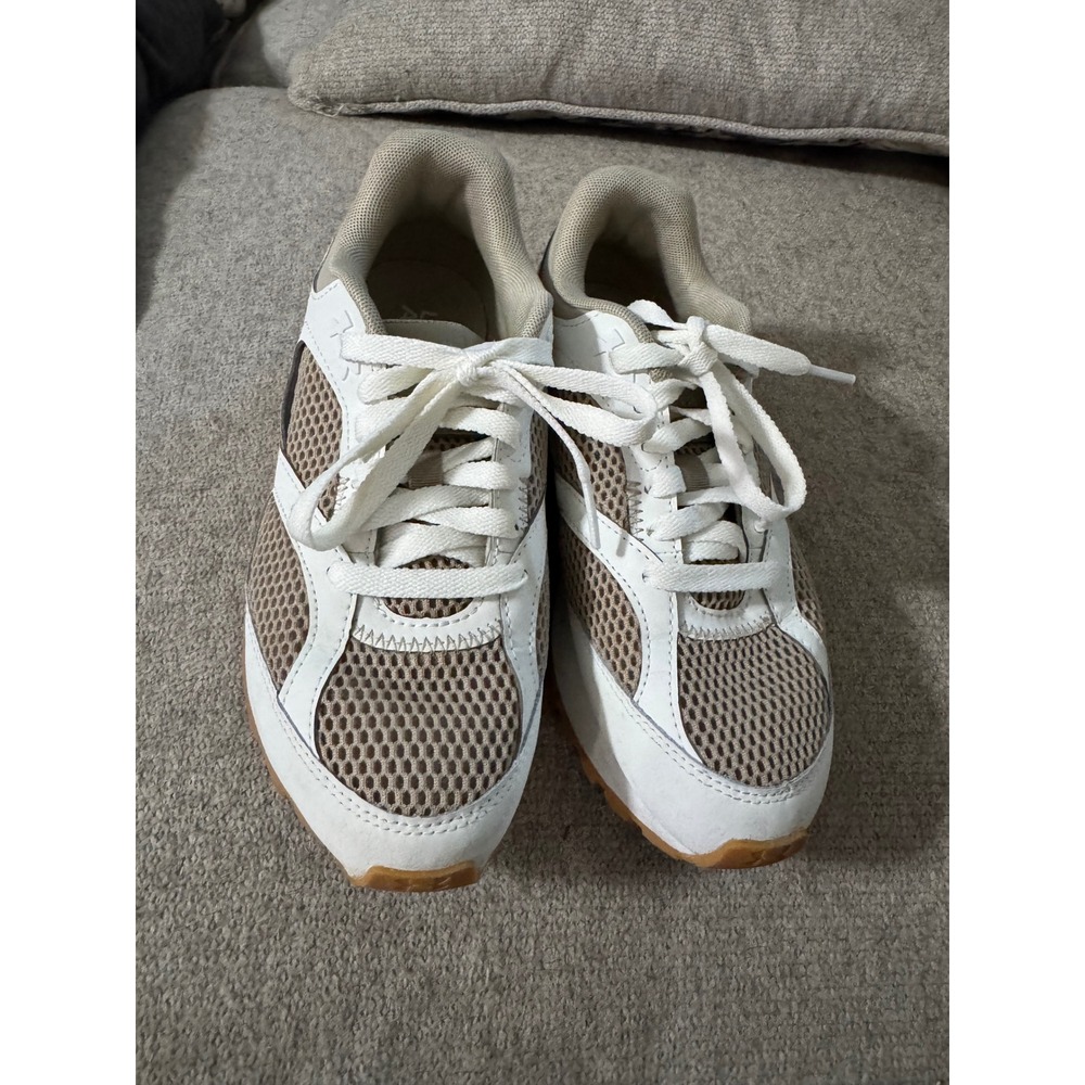 Under Armour Forge 96 Big Kids 5.5Y Sneakers Beige White Gum Sole Women 7
